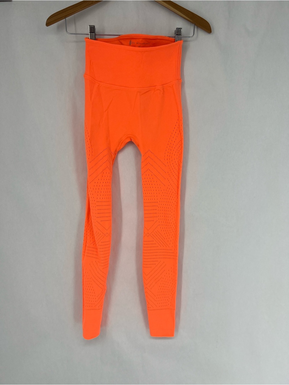 FP Movement by Free People ecology Neon Orange Seamless High-Waist Leggings